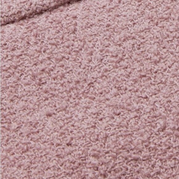 Anthropologie COS Wool Bouclé Top in Mauve With Gathered Cuffs Size 6 - Picture 5 of 16